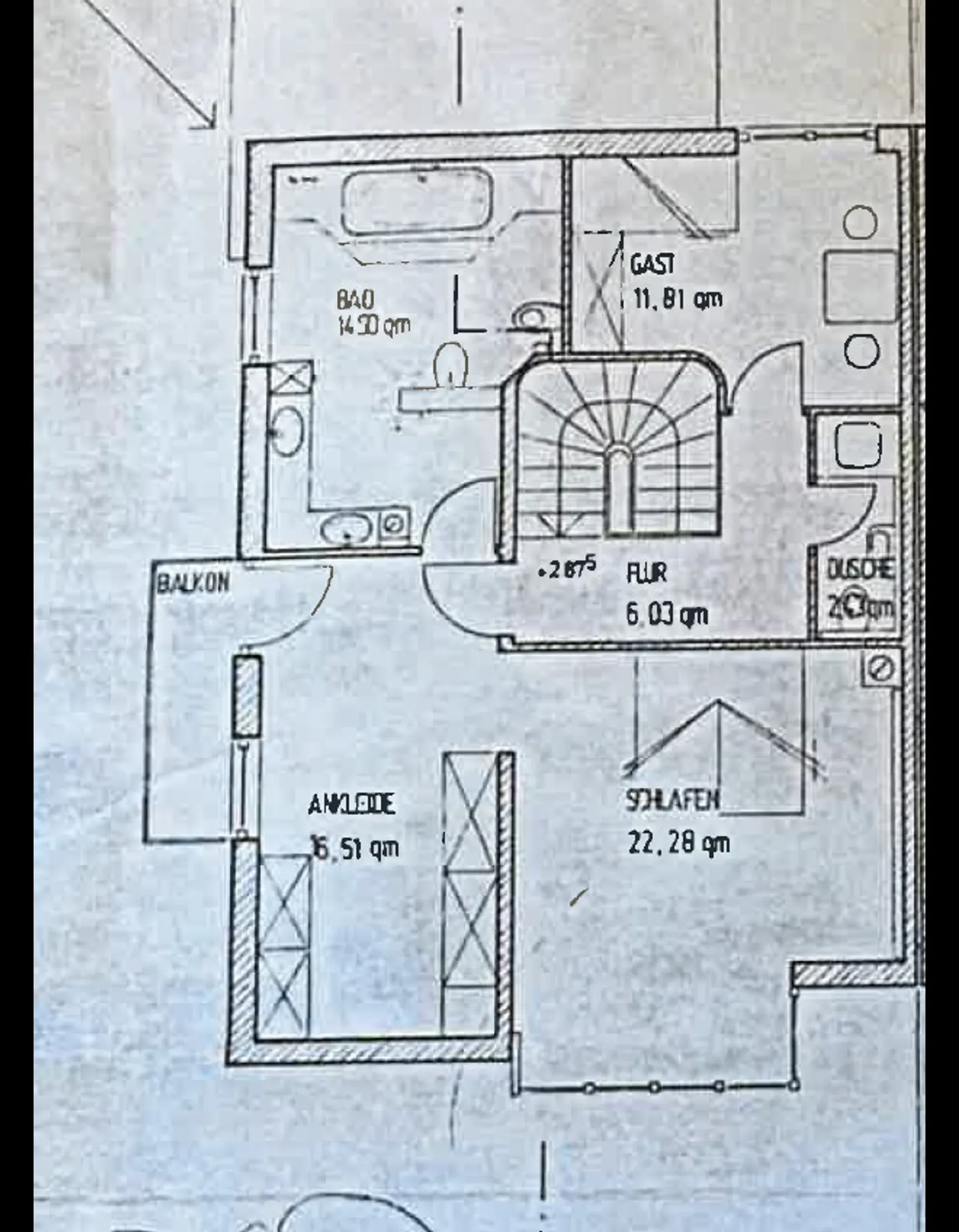 Grundriss Obergeschoss