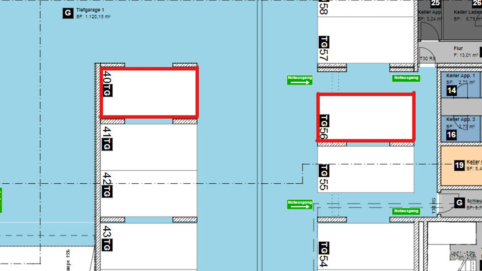 Modernes Büro mit Einbauküche und Balkon - Bild 2
